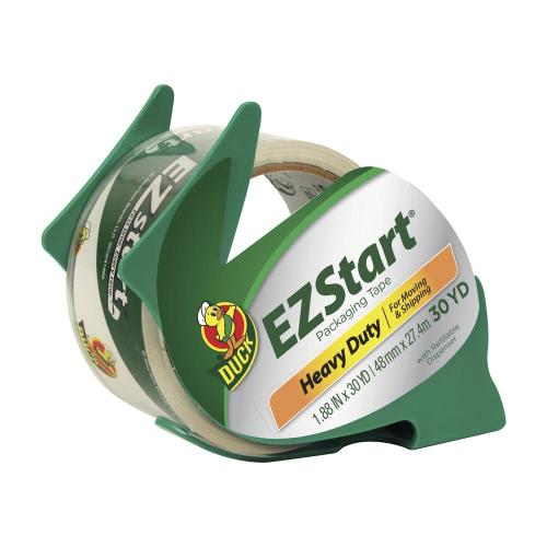 Duck® EZ Start® 1.88" x 30 yd Clear Packaging Tape w/ Dispenser