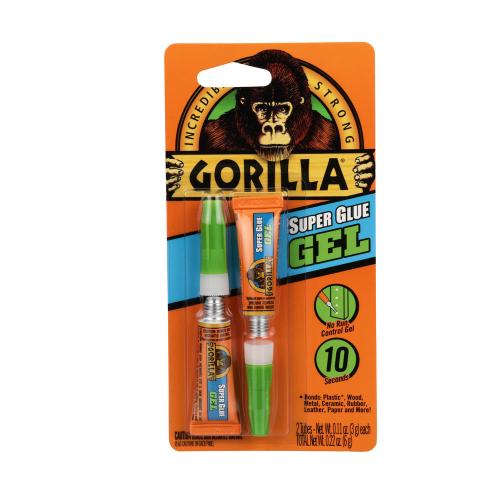 Gorilla® Glue Super Glue Gel 2pk 0.22oz
