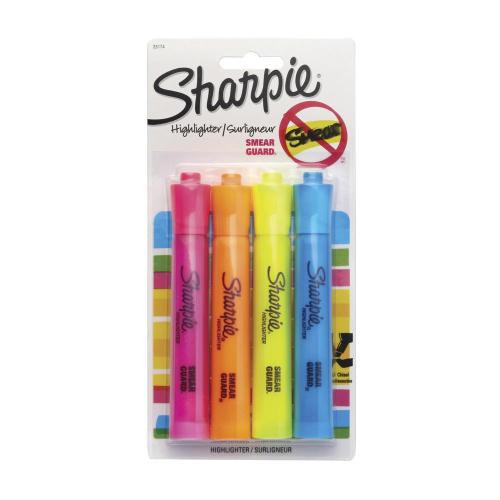 Sharpie® Accent® Chisel Tip Assorted Color Highlighters 4pk