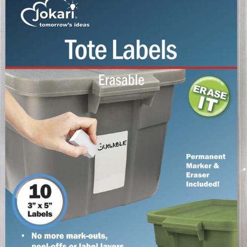 Jokari® Erasable Tote Labels Starter Kit