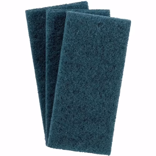3M 8242 Doodlebug Blue Cleaning Pad 10/bx 4 5/8" x 10"